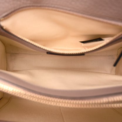 Valentino Garavani Grained Calfskin Rockstud Flip Lock Tote Poudre 5 of 9
