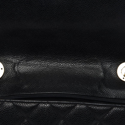 Chanel Caviar Quilted Medium Single Flap Black 8 of 14