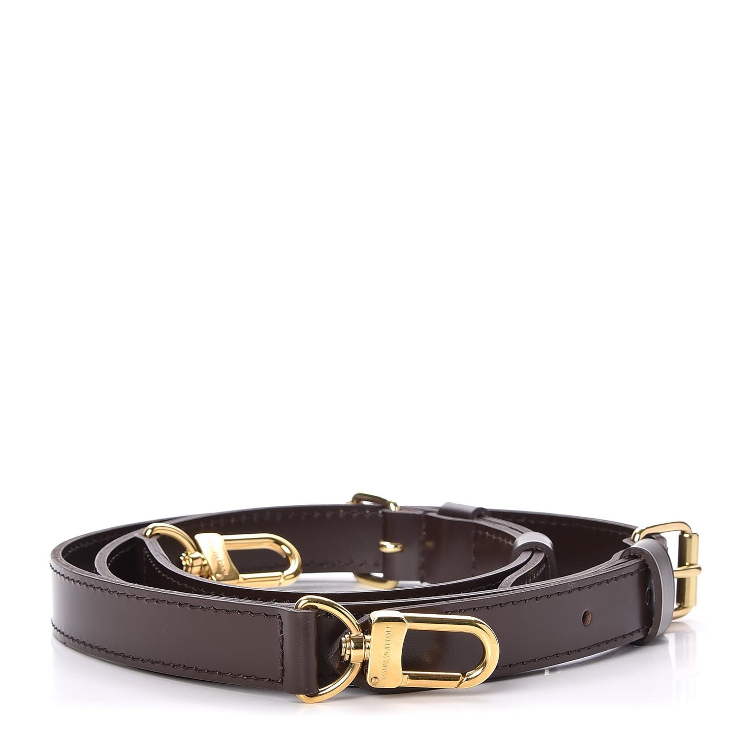 Calfskin Adjustable Speedy Bandouliere Shoulder Strap Brown