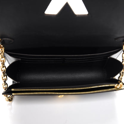 Louis Vuitton Veau Satin Monogram Twist Chain Wallet 5 of 8