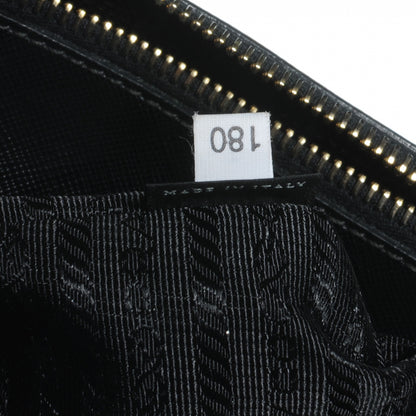 Prada Saffiano Lux Medium Double Zip Tote Nero Black 9 of 9