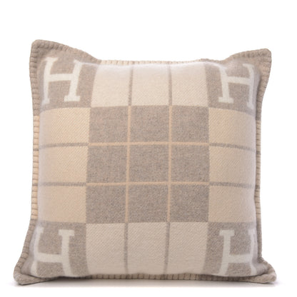 Hermes Wool Cashmere Avalon III Pillow PM Coco Camomille 1 of 5