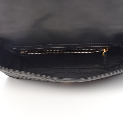 Fendi Nappa FF 1974 Embossed Baguette Black 5 of 10