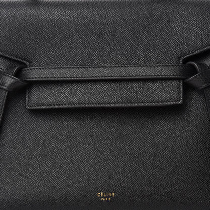 Celine Grained Calfskin Micro Belt Bag Black 10 of 10