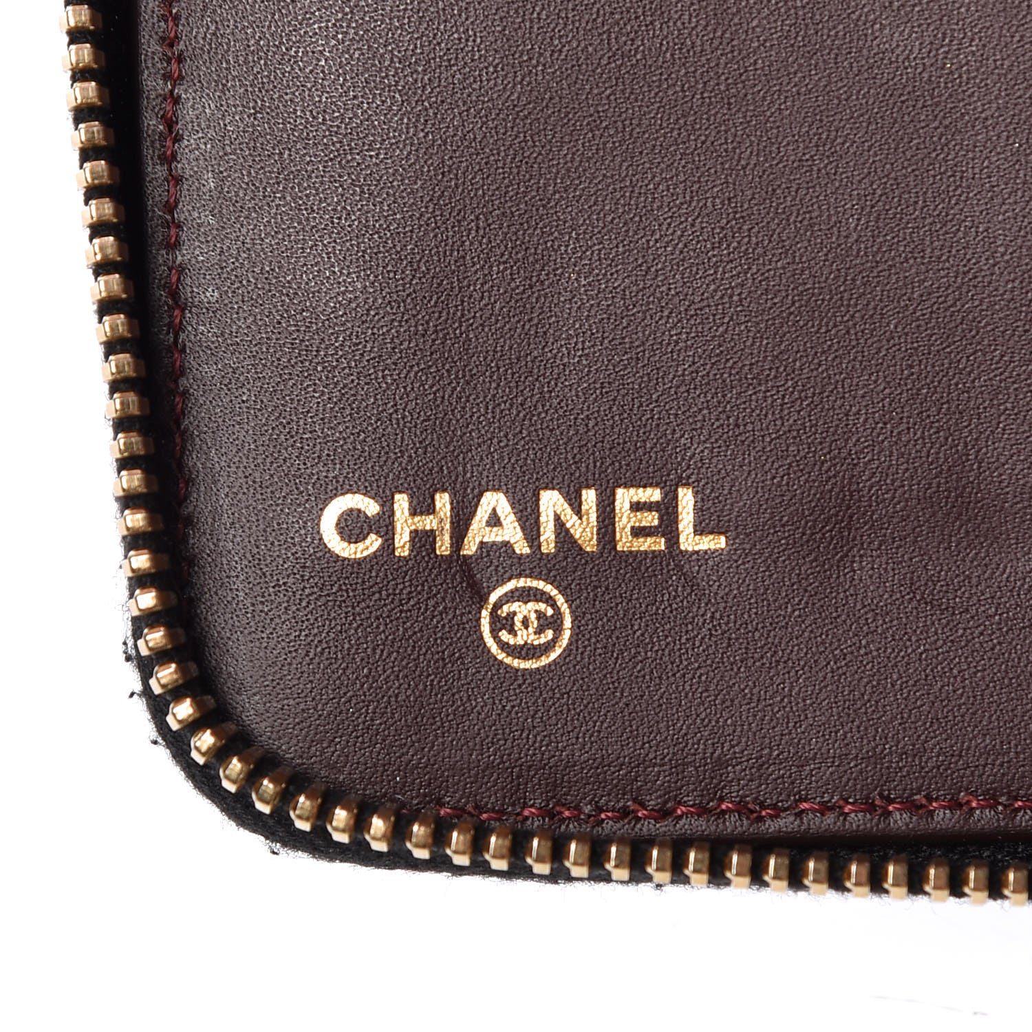 Chanel Caviar Quilted Large Zip Around Organizer Wallet Black 6 of 12