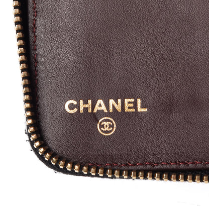 Chanel Caviar Quilted Large Zip Around Organizer Wallet Black 6 of 12