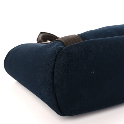 Hermes Toile Sac De Pansage Groom Bleu Navy Feu 8 of 9