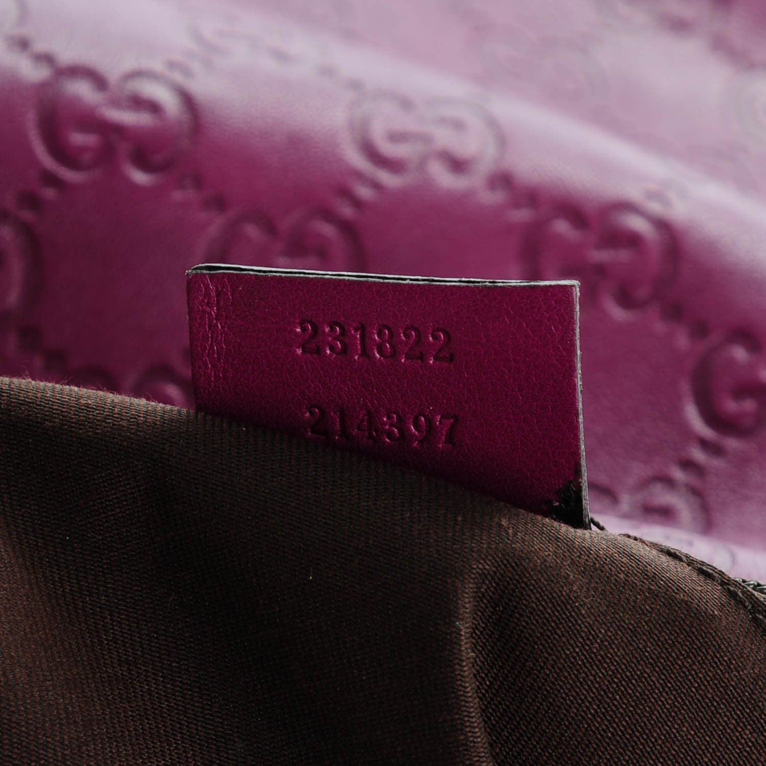 Gucci Guccissima Medium New Britt Hobo Purple 7 of 7