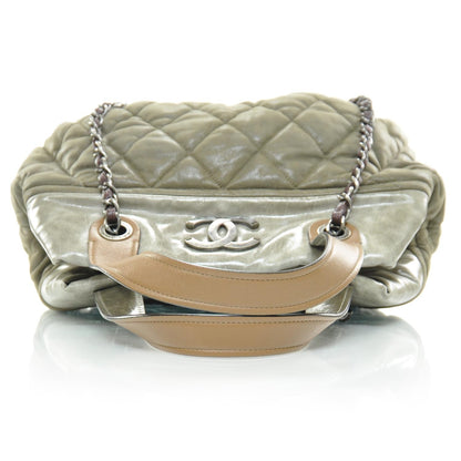 Chanel Leather Large In The Mix Tote Gray 5 of 9