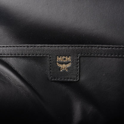 MCM Metallic Visetos Medium Duke Backpack Silver 5 of 10