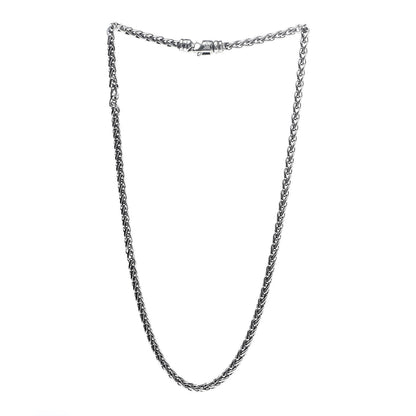 David Yurman Sterling Silver 4mm Wheat Chain Necklace 3 of 5