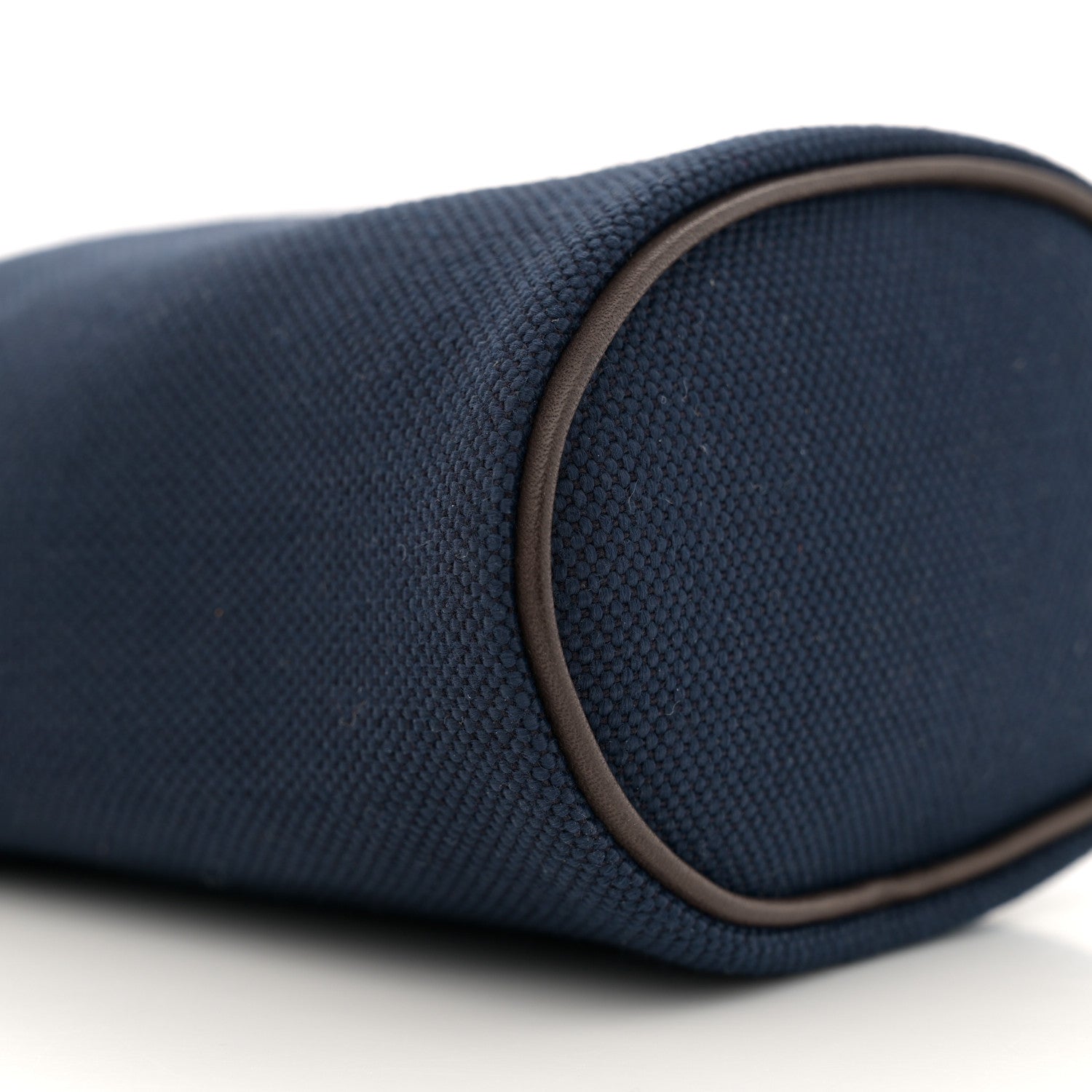 Hermes Coated Canvas On-the-Go Dog Pouch Navy 8 of 11