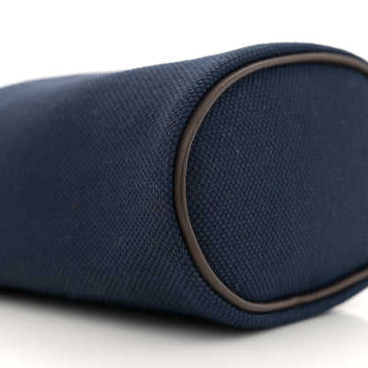 Hermes Coated Canvas On-the-Go Dog Pouch Navy 8 of 11