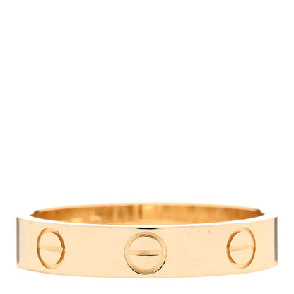 Cartier 18K Yellow Gold 3.5mm LOVE Wedding Band Ring 52 6 3 of 5