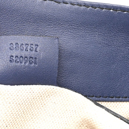 Gucci Guccissima Medium Emily Shoulder Bag Blue 7 of 14