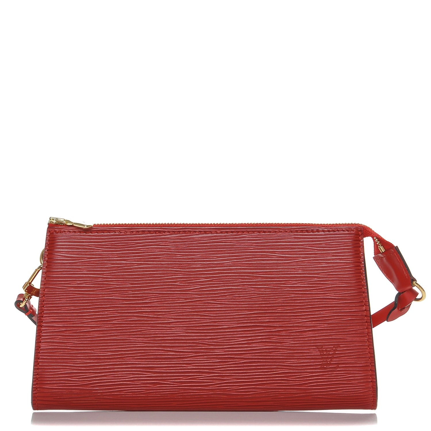 Louis Vuitton Epi Pochette Accessories 24 Castillan Red 1 of 6