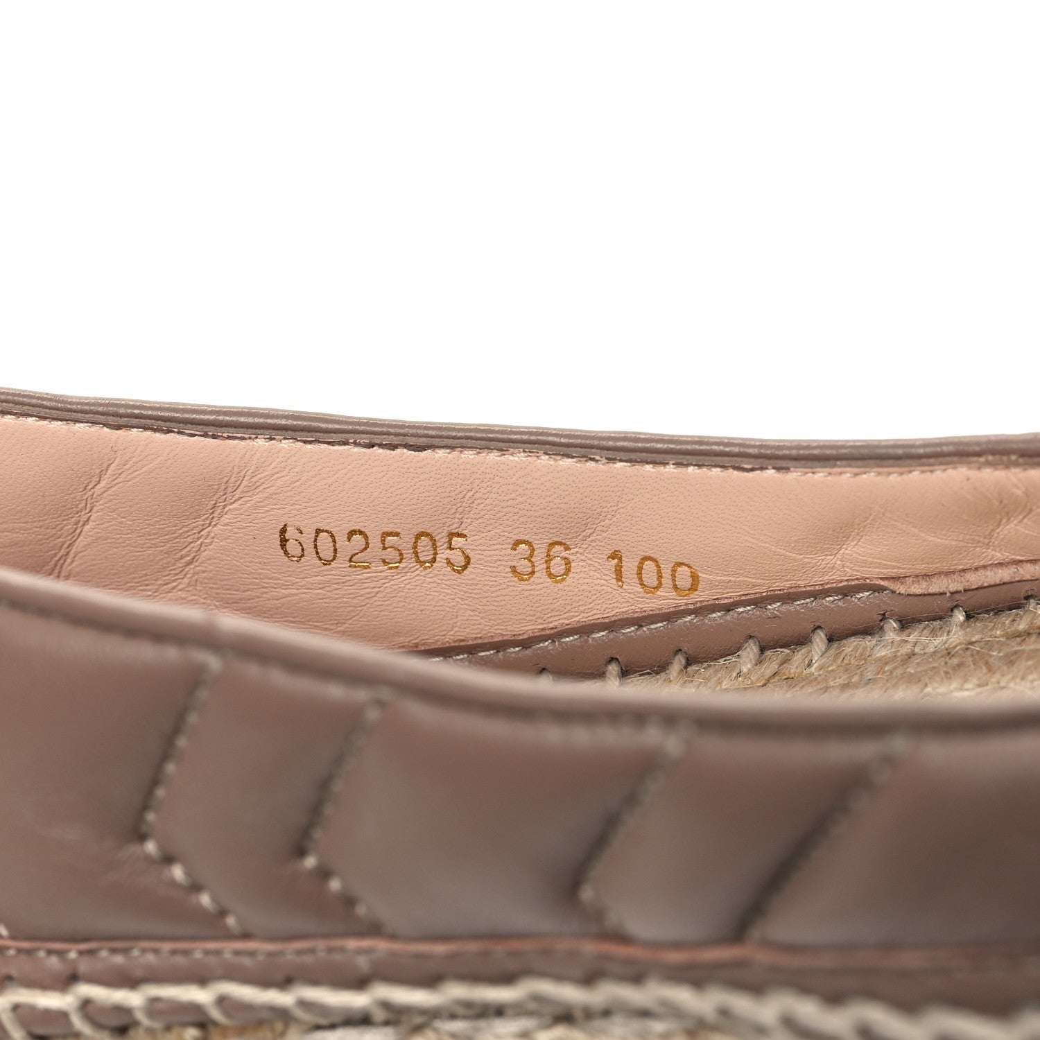 Gucci Nappa Matelasse GG Marmont Espadrilles 36 Porcelain Rose 8 of 9