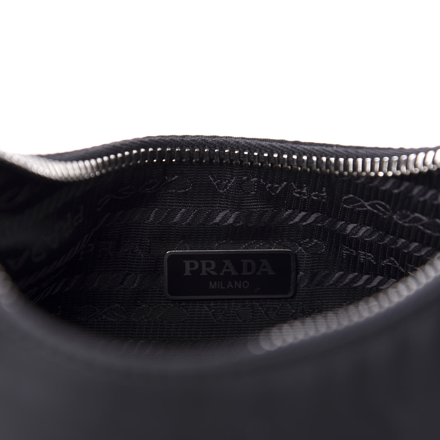 Prada Nylon Re-Edition 2005 Shoulder Bag Black 8 of 11