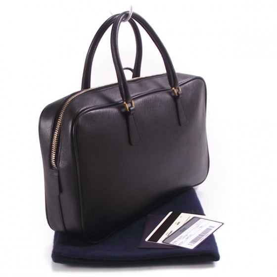 Leather Small Bowler Tote