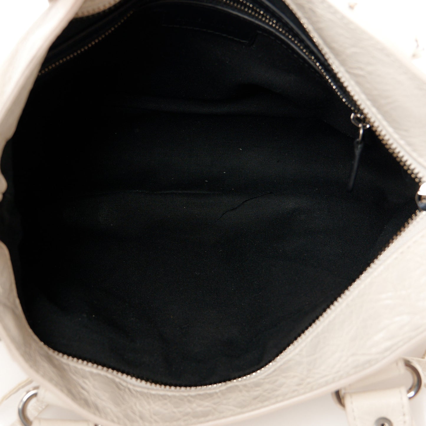 Agneau Arena Neo Cagole Medium Handbag White