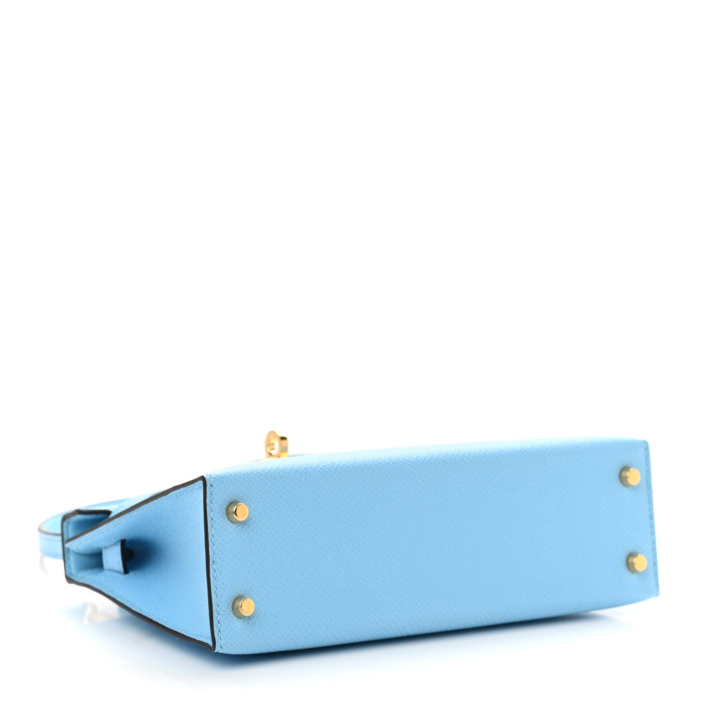 Epsom Mini Kelly Sellier 20 Celeste