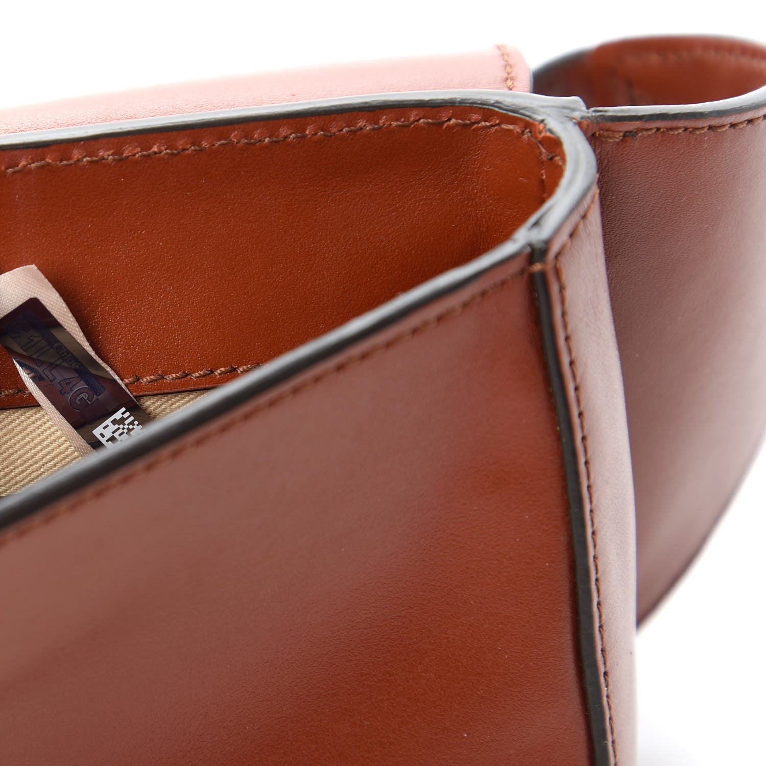 Chloe Calfskin Suede C Belt Bag Sepia Brown 9 of 10