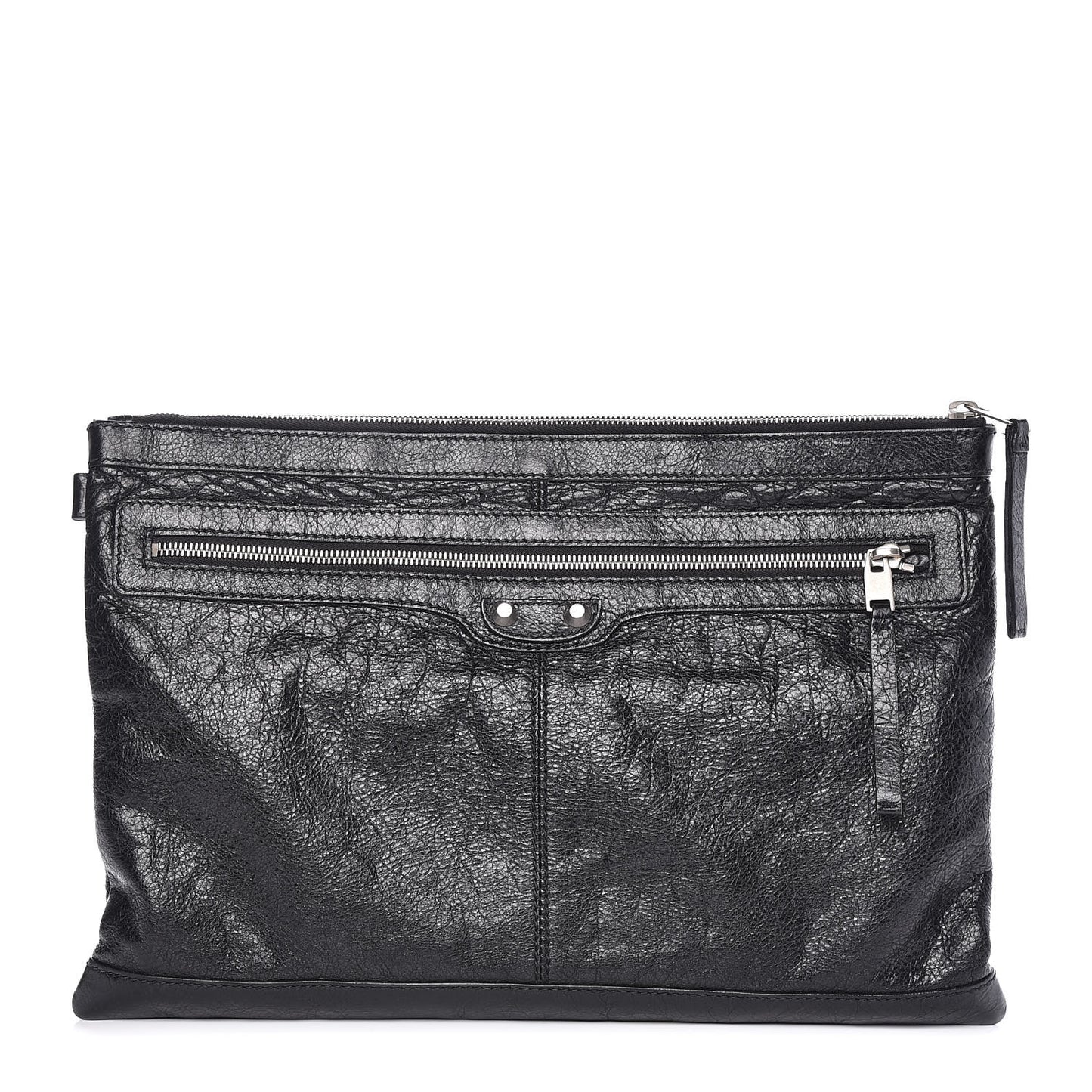 Agneau Arena Classic Hardware Large Clip Black