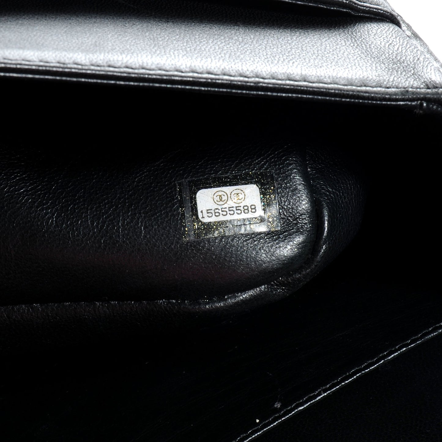 Lambskin Quilted Jumbo Double Flap So Black