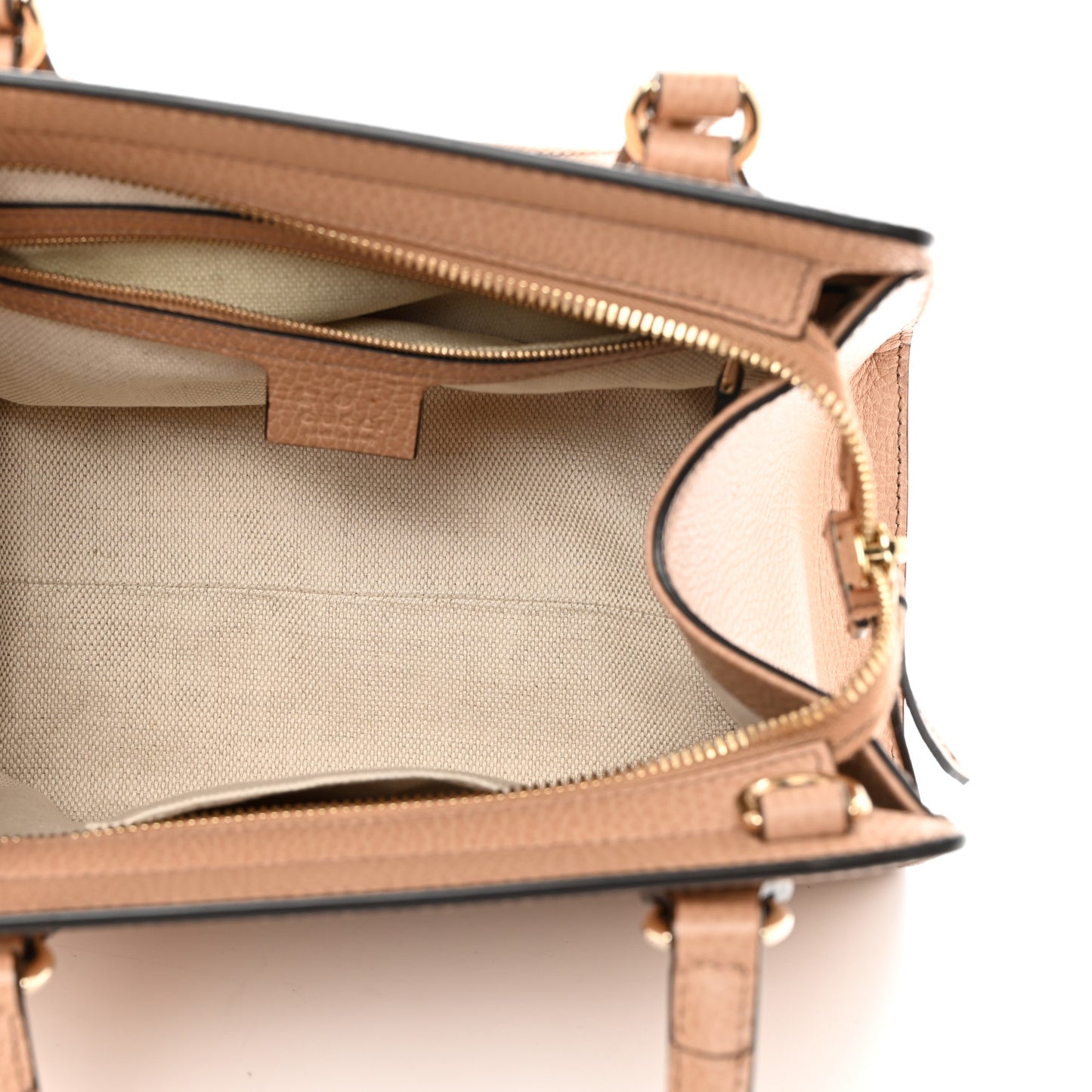 Dollar Calfskin Medium Soho Top Handle Satchel Camelia