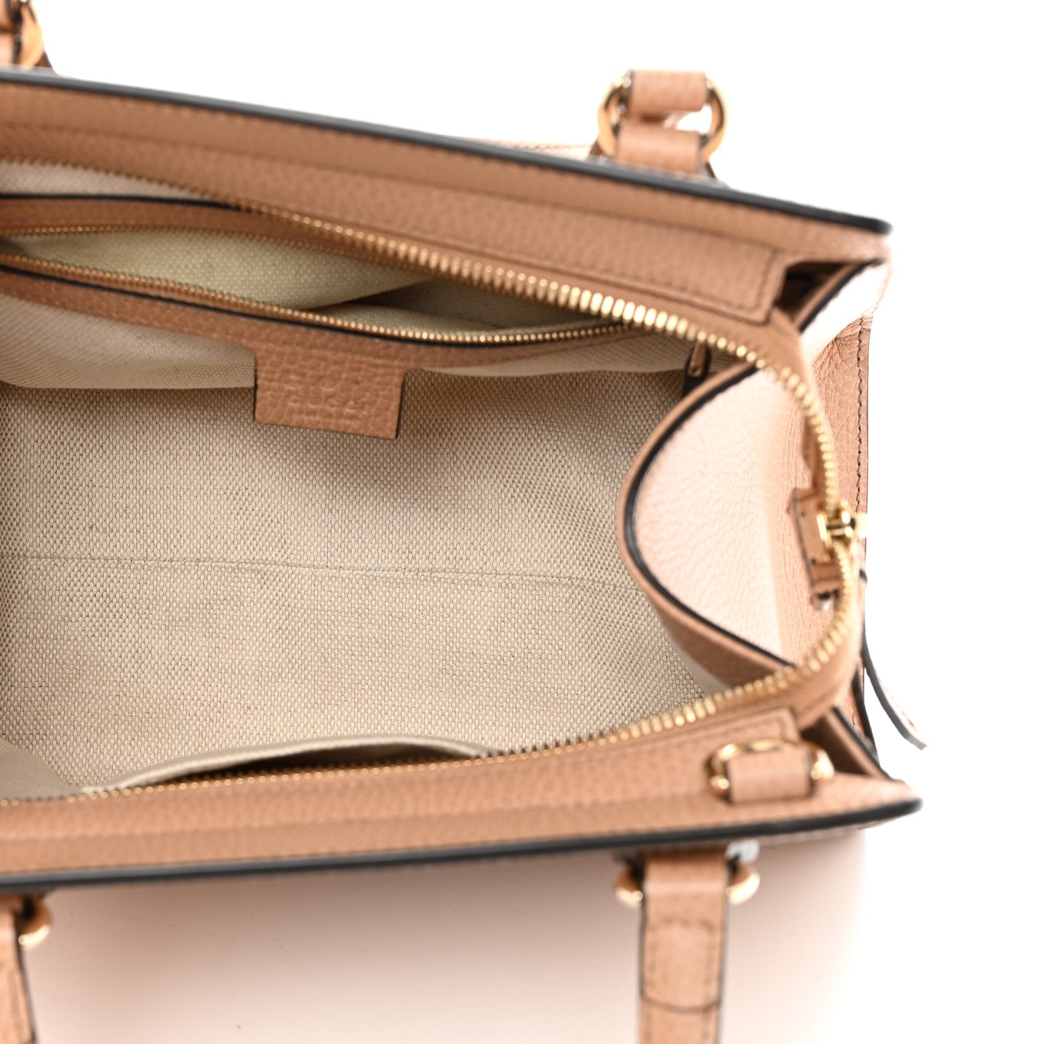 Gucci Dollar Calfskin Medium Soho Top Handle Satchel Camelia 5 of 11