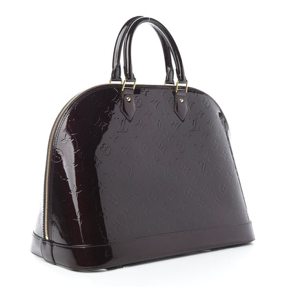 Louis Vuitton Vernis Alma GM Amarante 3 of 9