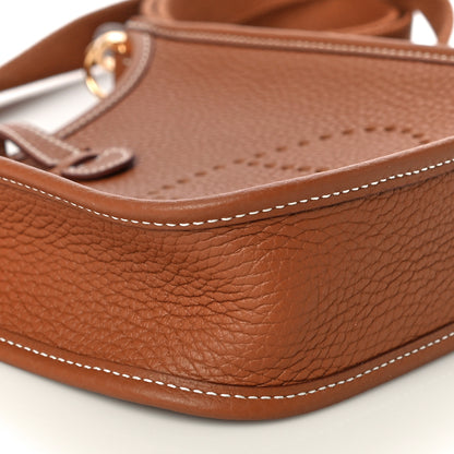 Hermes Taurillon Clemence Evelyne TPM Gold 6 of 10
