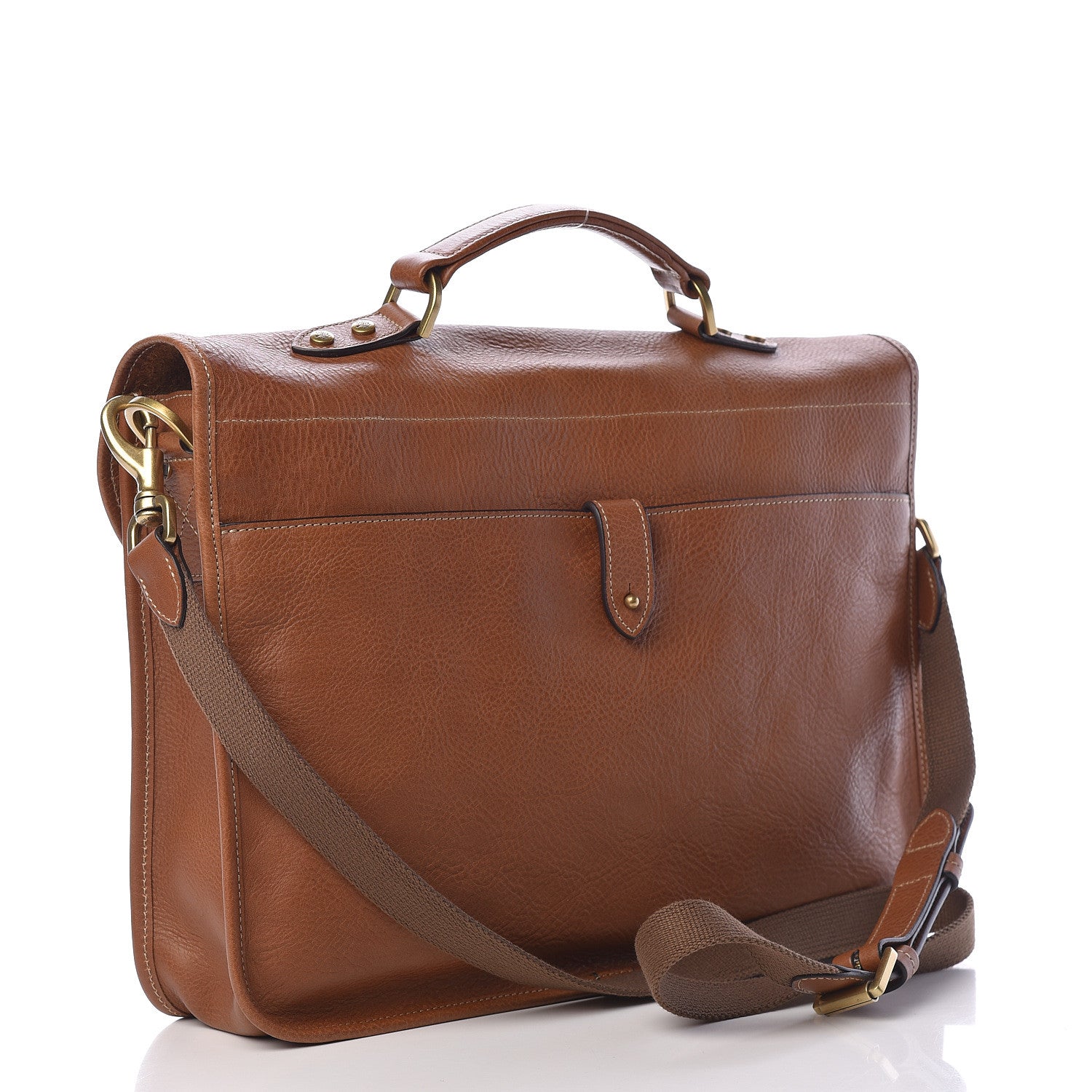 Mulberry Natural Calfskin Elkington Briefcase Oak 3 of 11