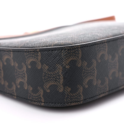Celine Triomphe Canvas Small Camera Bag Tan 8 of 13