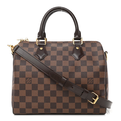 Louis Vuitton Damier Ebene Speedy Bandouliere 25 1 of 8