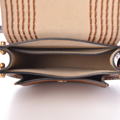Chloe Calfskin Braided Small Hudson Shoulder Bag Caramel 7 of 11