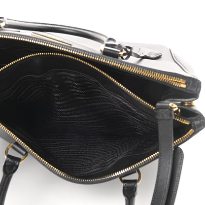 Prada Saffiano Medium Galleria Double Zip Tote Black 7 of 17