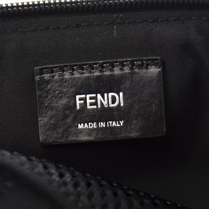 Fendi Neoprene Mesh Vitello Grace FF Pocket Belt Bag Black 6 of 10