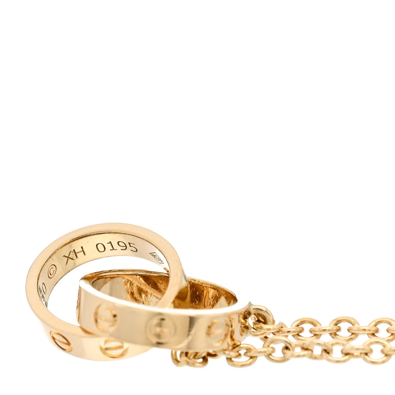 Cartier 18K Yellow Gold Interlocking LOVE Bracelet 4 of 5
