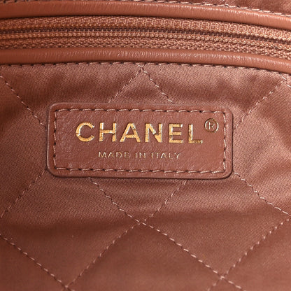 Chanel Metallic Calfskin Quilted Chanel 22 Copper 8 of 12