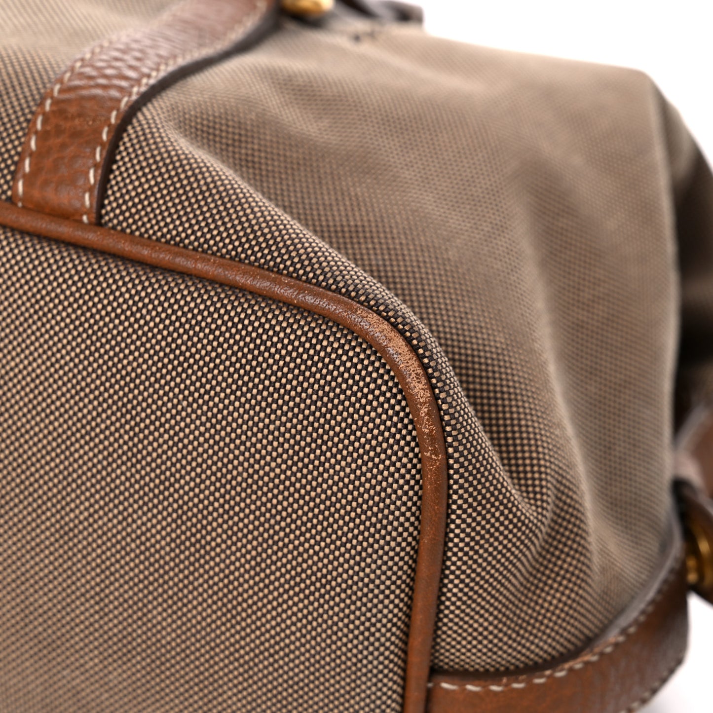 Jacquard Logo Tote Brown