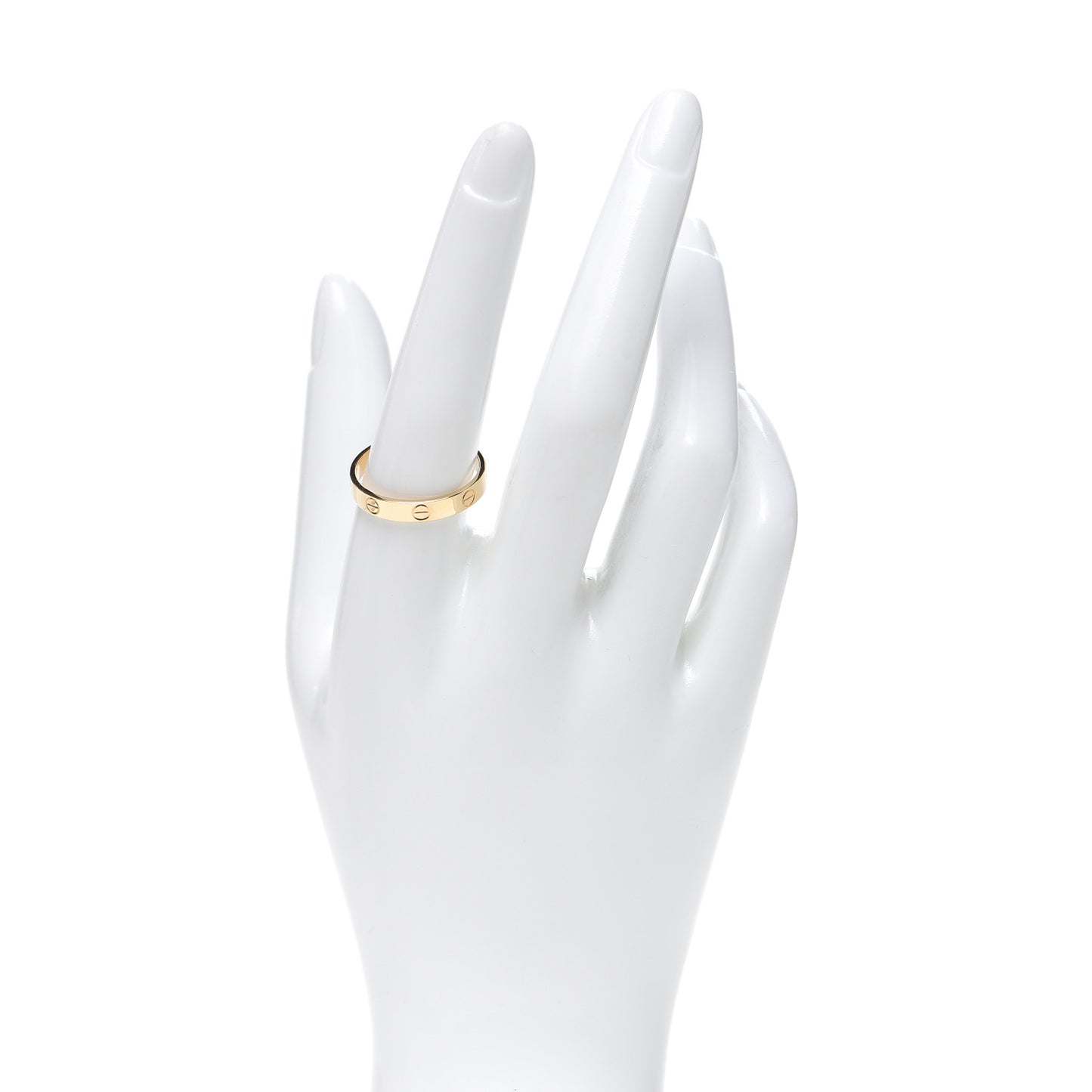 18K Yellow Gold 3.5mm LOVE Wedding Band Ring 59 8.75