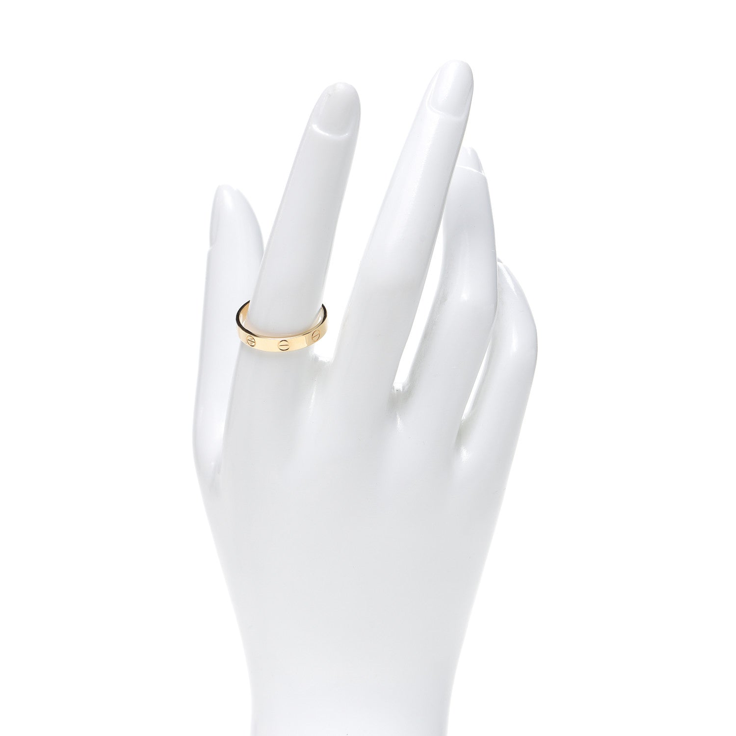 Cartier 18K Yellow Gold 3.5mm LOVE Wedding Band Ring 59 8.75 2 of 5
