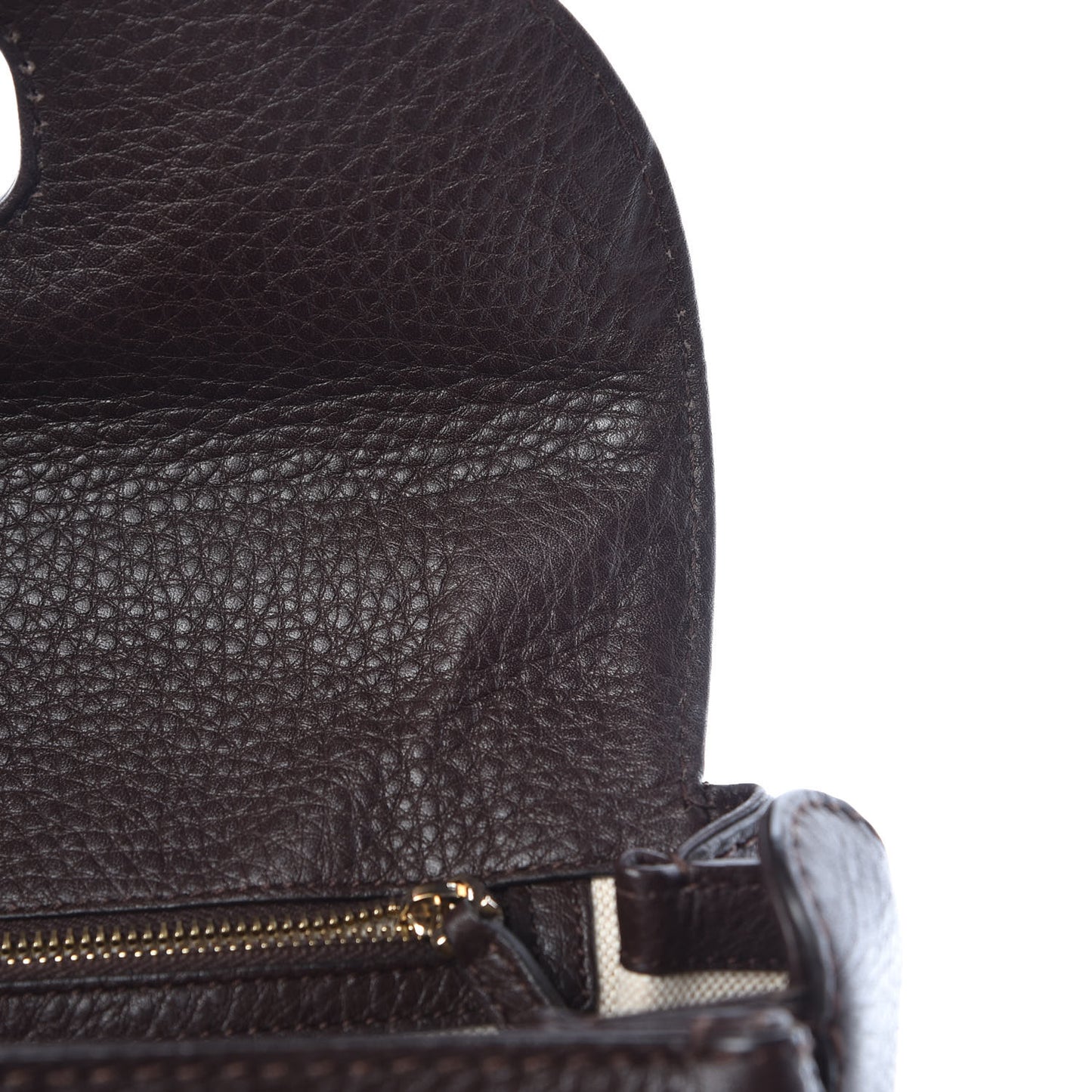Monogram Medium New Bamboo Top Handle Bag Dark Brown