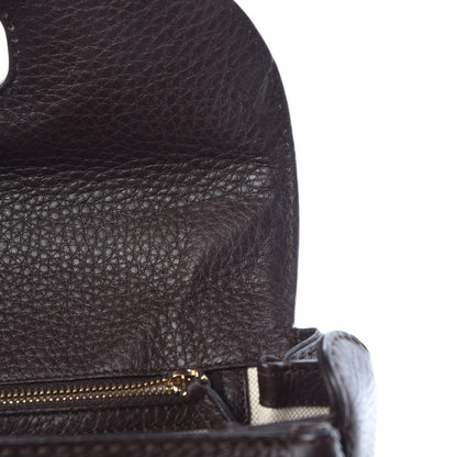 Gucci Monogram Medium New Bamboo Top Handle Bag Dark Brown 12 of 12