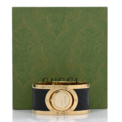 Gucci Stainless Steel Calfskin 33mm Twirl Quartz Watch 9 of 10