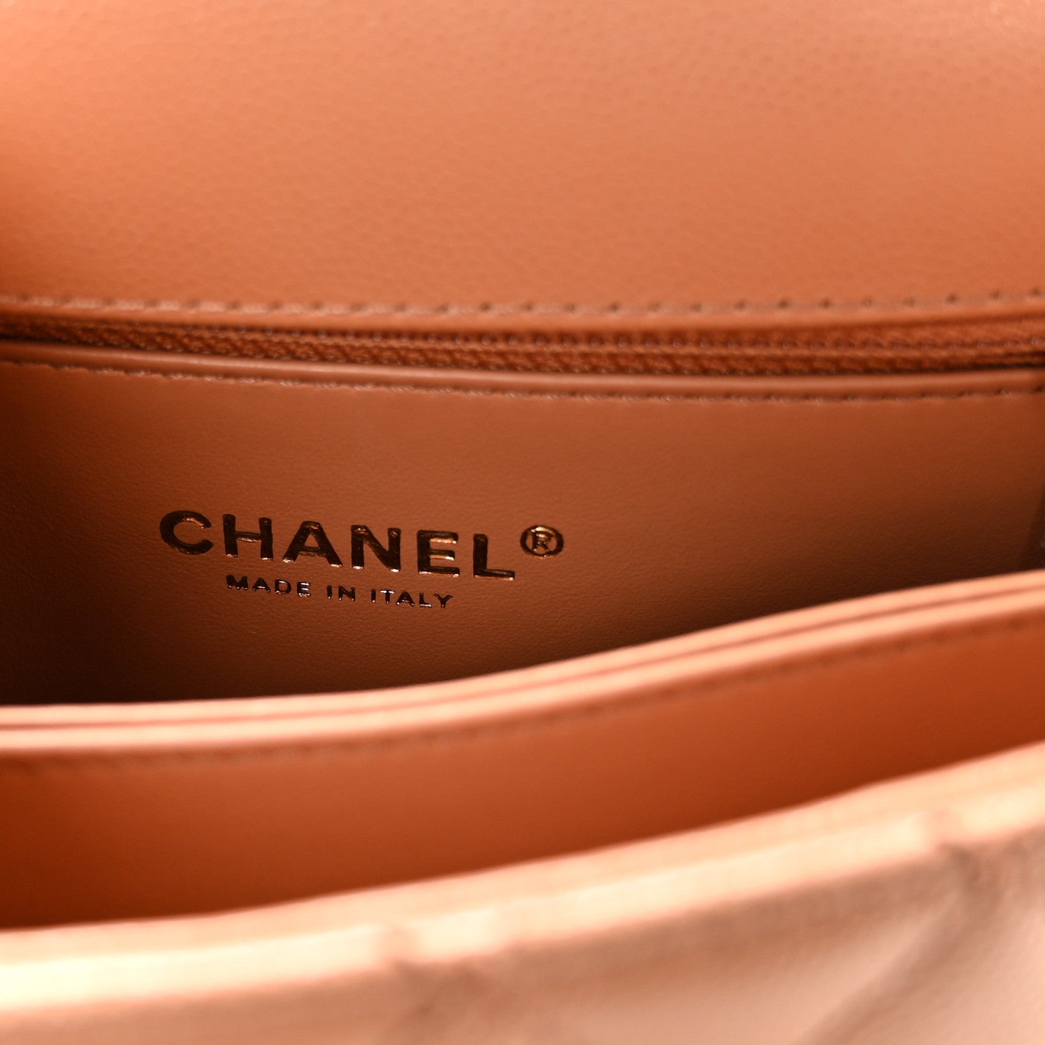 Chanel Caviar Quilted Mini Coco Handle Flap Brown 6 of 12