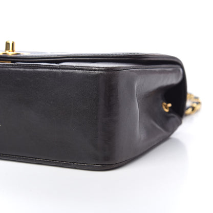 Chanel Lambskin Quilted Small Single Flap Bag Black 9 of 10