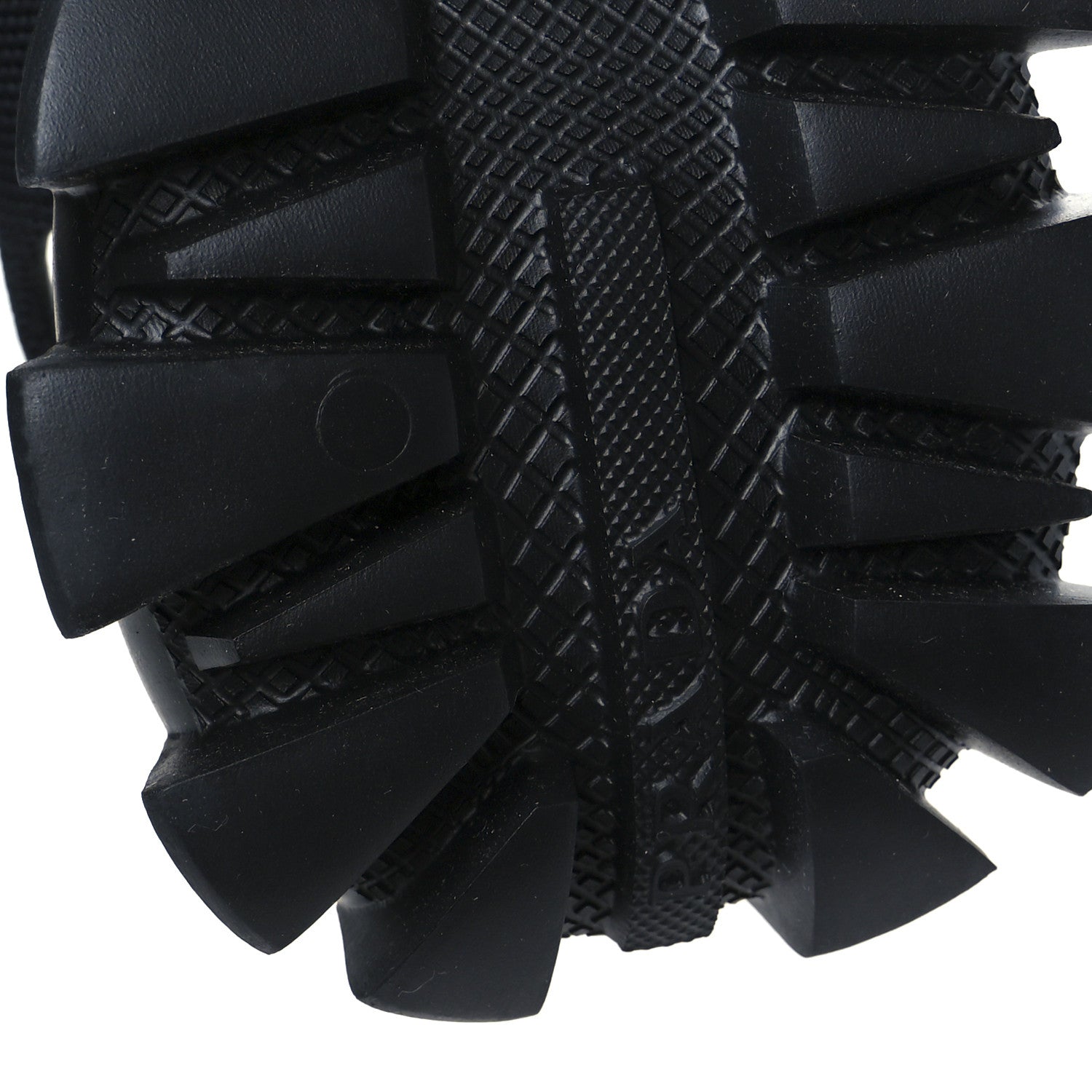 Prada Nappa Logo Embossed Thunder Sole 50mm Sport Sandals 35.5 Black 9 of 10