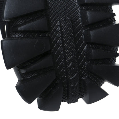 Prada Nappa Logo Embossed Thunder Sole 50mm Sport Sandals 35.5 Black 9 of 10